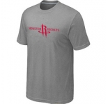 NBA Houston Rockets adidas Primary Logo T-Shirt -L.Grey