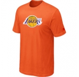 NBA Los Angeles Lakers Big & Tall Primary Logo Orange T-Shirt