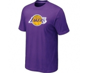 NBA Los Angeles Lakers Big & Tall Primary Logo Purple T-Shirt