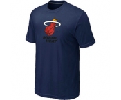 NBA Miami Heat Big & Tall Primary Logo D.Blue T-Shirt