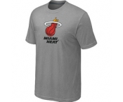 NBA Miami Heat Big & Tall Primary Logo L.Grey T-Shirt