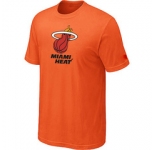 NBA Miami Heat Big & Tall Primary Logo Orange T-Shirt