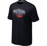 NBA New Orleans Pelicans Big & Tall Primary Logo Black T-Shirt