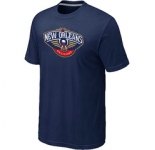 NBA New Orleans Pelicans Big & Tall Primary Logo D.Blue T-Shirt