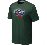 NBA New Orleans Pelicans Big & Tall Primary Logo D.Green T-Shirt