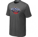 NBA New Orleans Pelicans Big & Tall Primary Logo D.Grey T-Shirt