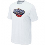 NBA New Orleans Pelicans Big & Tall Primary Logo White T-Shirt