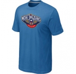 NBA New Orleans Pelicans Big & Tall Primary Logo light Blue T-Shirt
