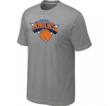 NBA New York Knicks Big & Tall Primary Logo L.Grey T-Shirt