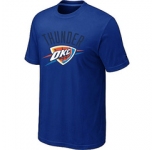 NBA Oklahoma City Thunder Big & Tall Primary Logo Blue T-Shirt