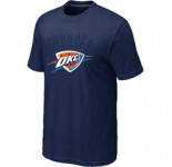 NBA Oklahoma City Thunder Big & Tall Primary Logo D.Blue T-Shirt