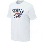 NBA Oklahoma City Thunder Big & Tall Primary Logo white T-Shirt