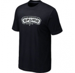 NBA San Antonio Spurs Big & Tall Primary Logo Black T-Shirt