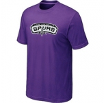 NBA San Antonio Spurs Big & Tall Primary Logo Purple T-Shirt