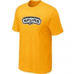 NBA San Antonio Spurs Big & Tall Primary Logo Yellow T-Shirt