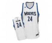 Men Adidas Minnesota Timberwolves #24 Justin Patton Swingman White Home NBA Jersey