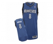 Men Adidas Minnesota Timberwolves #8 Nemanja Bjelica Authentic Slate Blue Road NBA Jersey