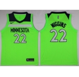 Men Nike Minnesota Timberwolves #22 Andrew Wiggins Green NBA Swingman Jersey