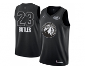 Men Nike Minnesota Timberwolves #23 Jimmy Butler Black NBA Jordan Swingman 2018 All-Star Game Jersey