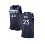Men Nike Minnesota Timberwolves #23 Jimmy Butler Navy Blue Stitched NBA Swingman Jersey