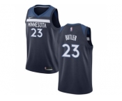 Men Nike Minnesota Timberwolves #23 Jimmy Butler Navy Blue Stitched NBA Swingman Jersey
