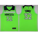 Men Nike Minnesota Timberwolves #32 Karl-Anthony Towns Green NBA Swingman Jersey