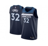 Men Nike Minnesota Timberwolves #32 Karl-Anthony Towns Navy Blue Stitched NBA Swingman Jersey