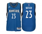 Men's Adidas Minnesota Timberwolves #23 Jimmy Butler Authentic Slate Blue Road NBA Jersey