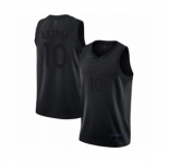 Men's Minnesota Timberwolves #10 Jake Layman Swingman Black MVP Basketball Jersey