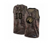 Men's Minnesota Timberwolves #10 Jake Layman Swingman Camo Realtree Collection Basketball Jersey