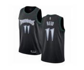 Men's Minnesota Timberwolves #11 Naz Reid Authentic Black Hardwood Classics Jersey