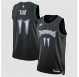 Men's Minnesota Timberwolves #11 Naz Reid Black 2025 Classic Edition Stitched Jersey