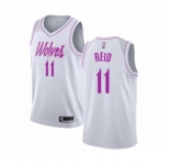 Men's Minnesota Timberwolves #11 Naz Reid White Swingman Jersey - Earned Edition