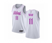 Men's Minnesota Timberwolves #11 Naz Reid White Swingman Jersey - Earned Edition