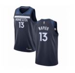 Men's Minnesota Timberwolves #13 Shabazz Napier Swingman Navy Blue Basketball Jersey - Icon Edition