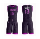 Men's Minnesota Timberwolves #13 Shabazz Napier Swingman Purple Basketball Suit Jersey - City Edition