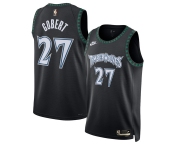 Men's Minnesota Timberwolves #27 Rudy Gobert Black 2025 Classic Edition Stitched Jersey