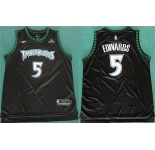 Men's Minnesota Timberwolves #5 Anthony Edwards Anthony Edwards Black 2025 Classic Edition Stitched Jersey1