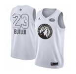Men's Nike Jordan Minnesota Timberwolves #23 Jimmy Butler Swingman White 2018 All-Star Game NBA Jersey