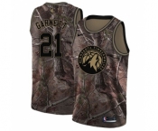 Men's Nike Minnesota Timberwolves #21 Kevin Garnett Swingman Camo Realtree Collection NBA Jersey