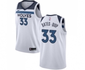 Men's Nike Minnesota Timberwolves #33 Keita Bates-Diop Swingman White NBA Jersey - Association Edition