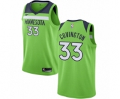 Men's Nike Minnesota Timberwolves #33 Robert Covington Authentic Green NBA Jersey Statement Edition