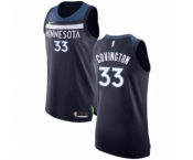 Men's Nike Minnesota Timberwolves #33 Robert Covington Authentic Navy Blue NBA Jersey - Icon Edition