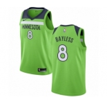 Men's Nike Minnesota Timberwolves #8 Jerryd Bayless Authentic Green NBA Jersey Statement Edition