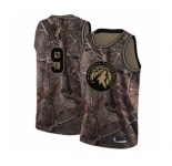Men's Nike Minnesota Timberwolves #9 Luol Deng Swingman Camo Realtree Collection NBA Jersey