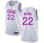 Nike Timberwolves #22 Andrew Wiggins White NBA Swingman Earned Edition Jersey