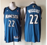 nba jerseys minnesota timberwolves #22 wiggins blue