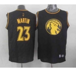 nba minnesota timberwolves #23 martin black[gold lettering fashion]