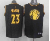 nba minnesota timberwolves #23 martin black[gold lettering fashion]