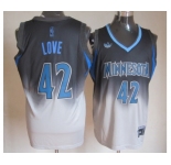 nba minnesota timberwolves #42 love black-grey[limited]